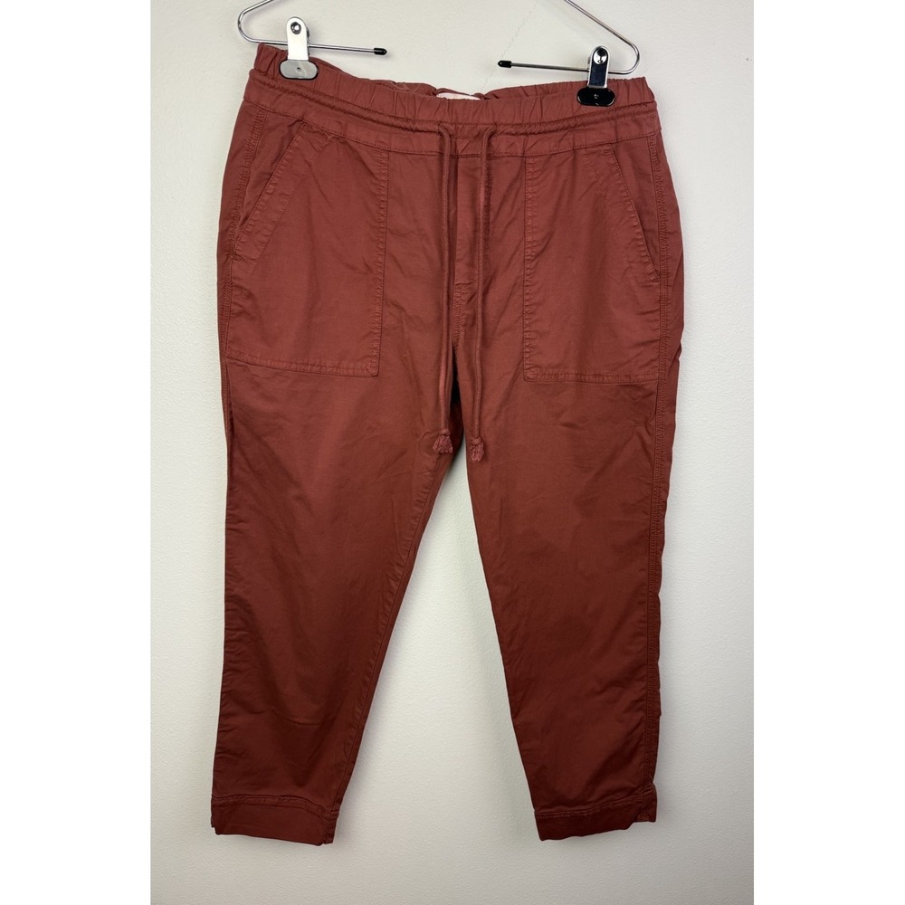 Pistola Women's Large L Red‎ High Rise Straight Trousers